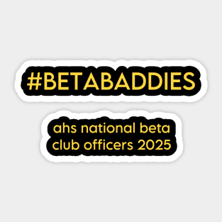 Beta Sticker